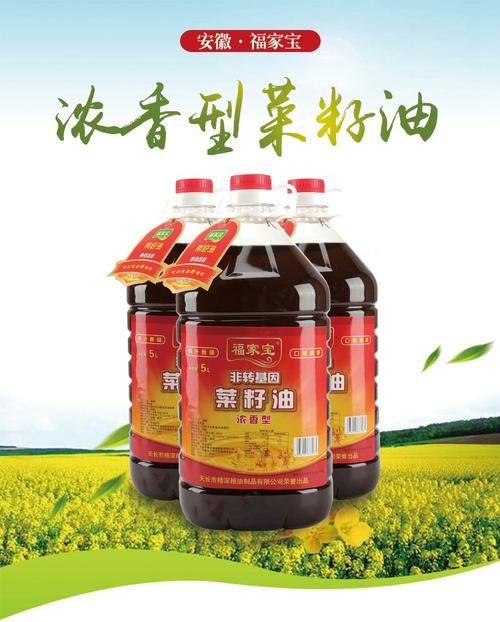 福家宝菜籽油5l-天长市精深粮油制品